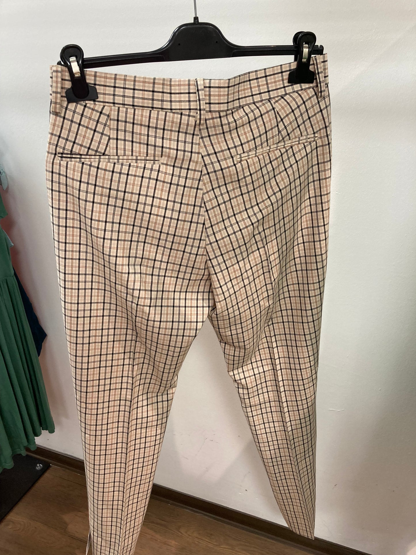 Hose mit karierte Muster