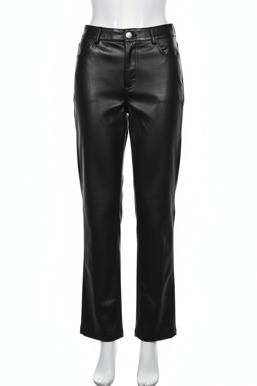 Lederhose mit Reißverschluss an den Seiten