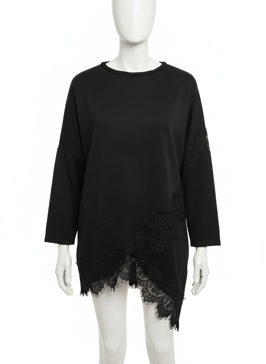 Pullover Spitz Asymetrisch