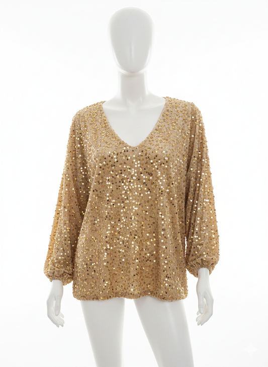 Glitzer Oberteil
