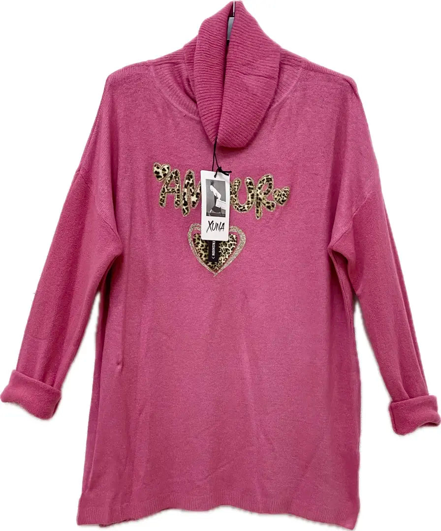 Amour Pullover mit Herz