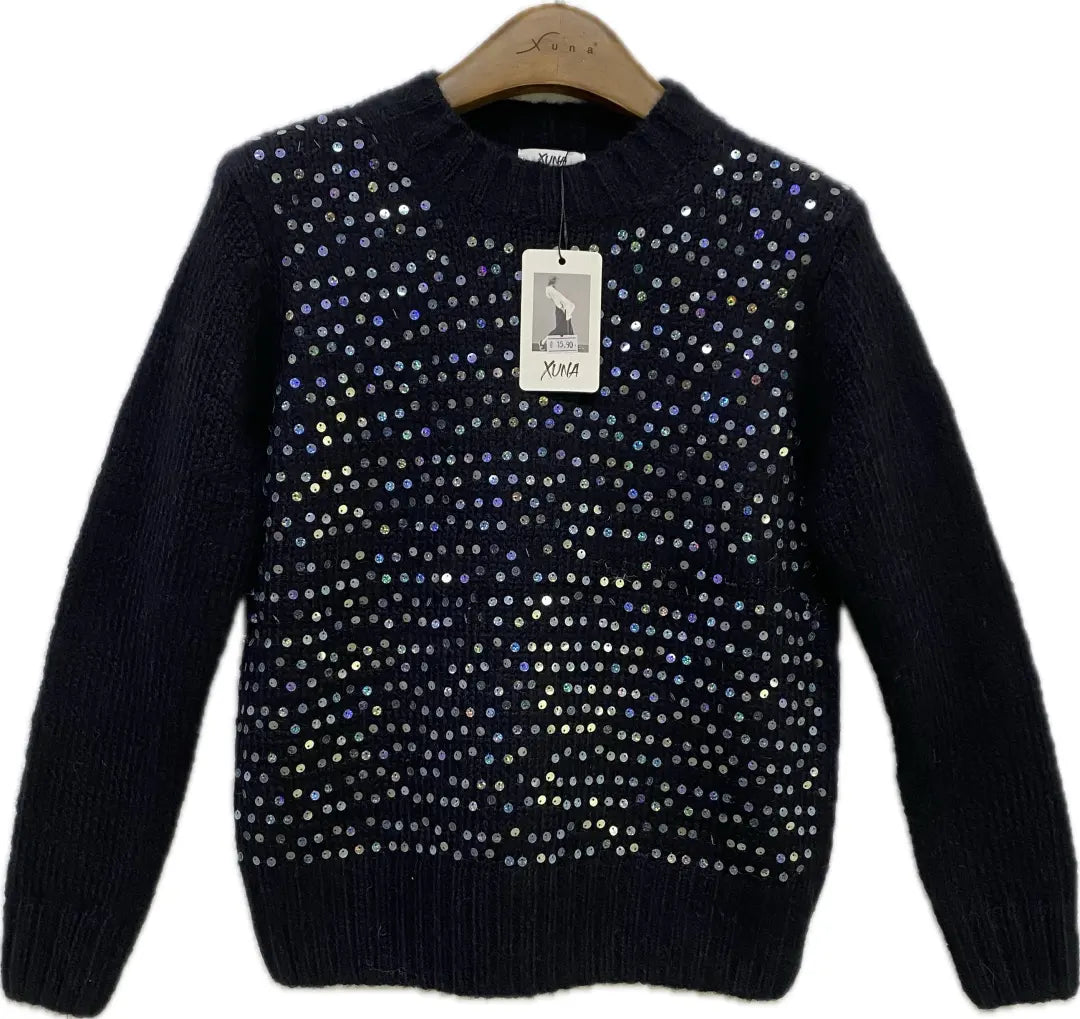 Pullover mit Pailletten