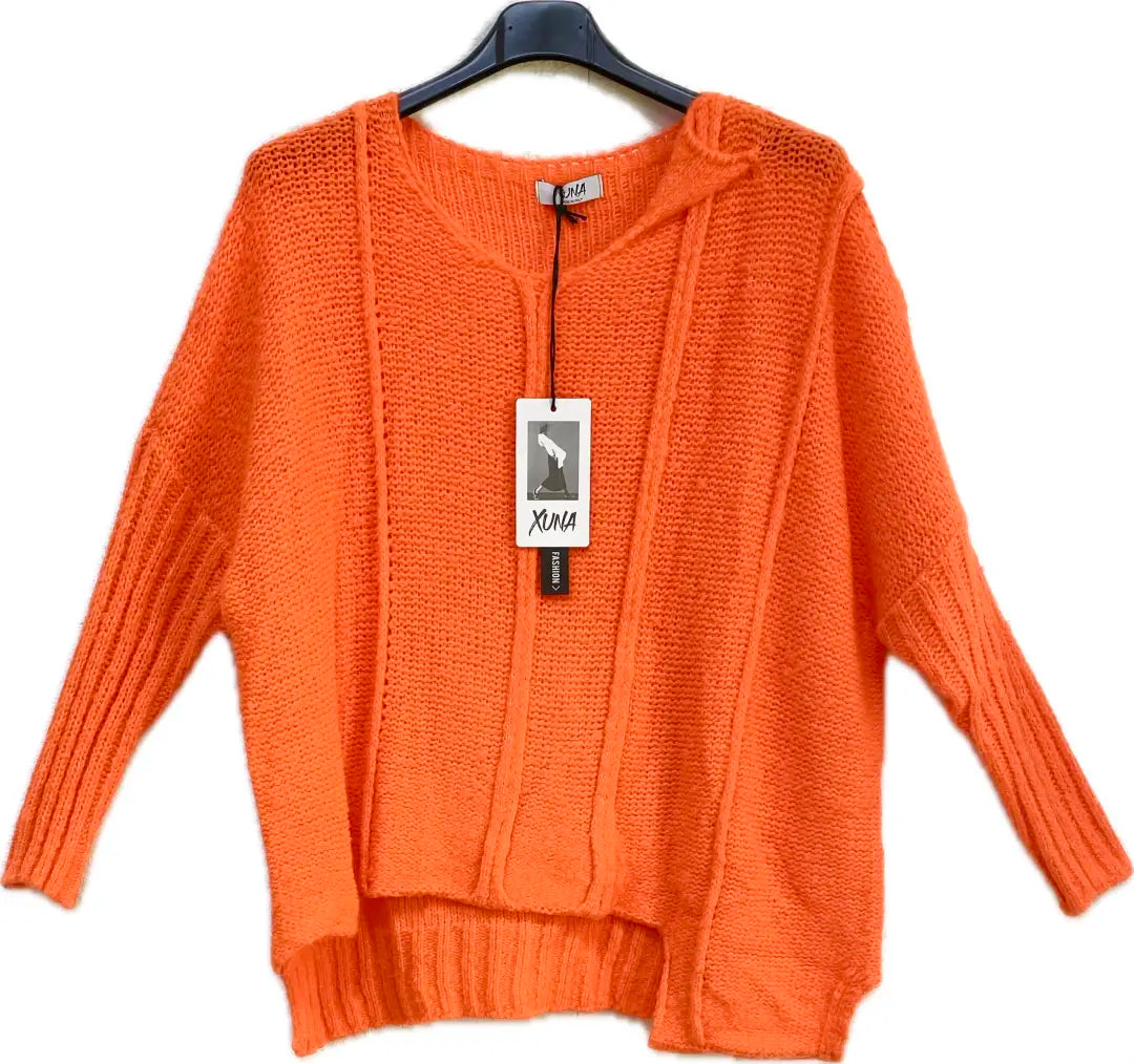 Kasten Pullover mit asymetrischem Auschnitt