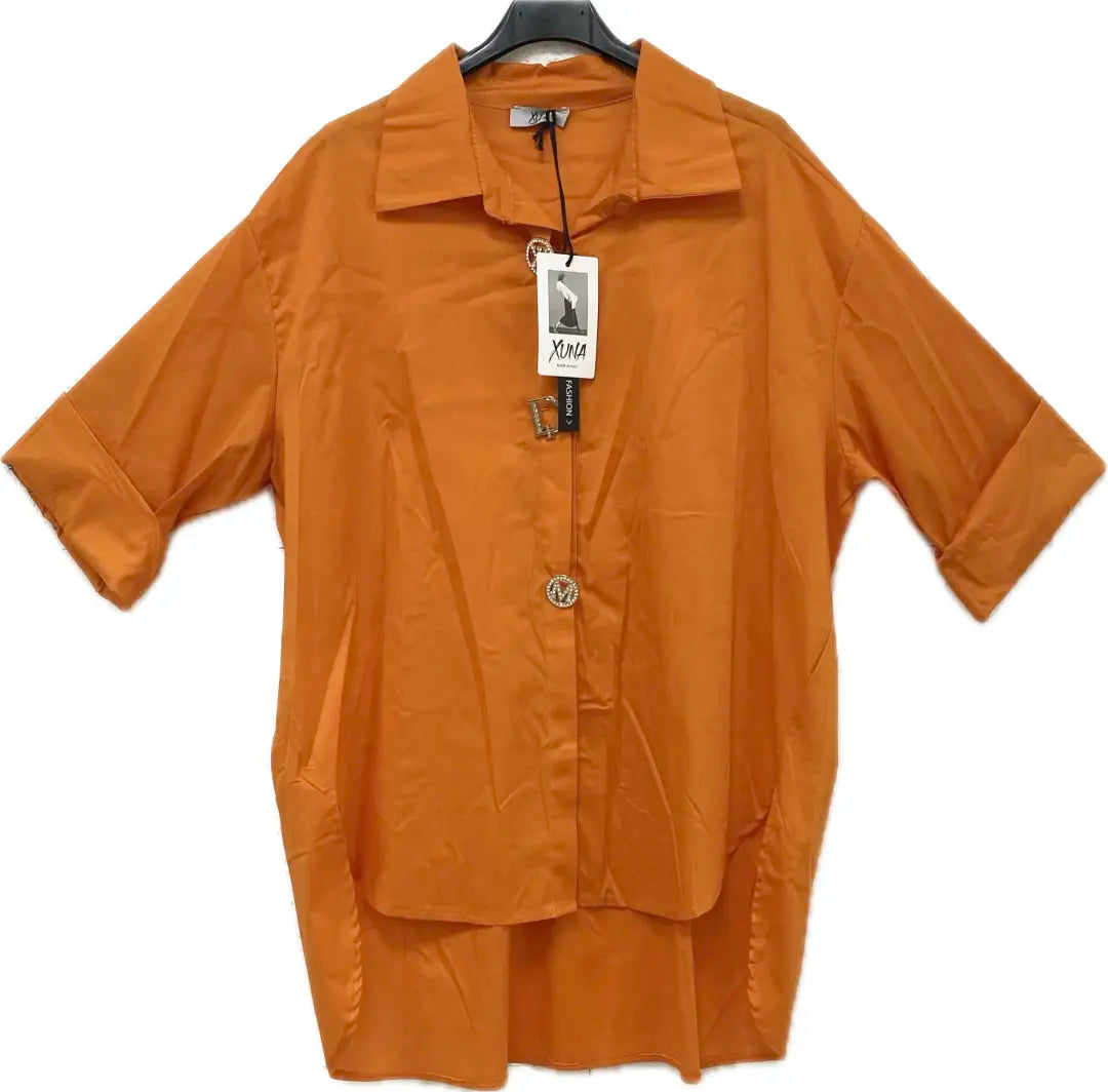 Oversized Bluse mit 3/4 Arm