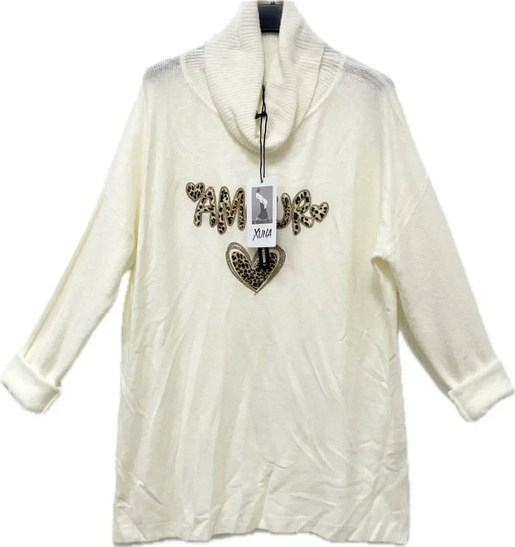 Amour Pullover mit Herz