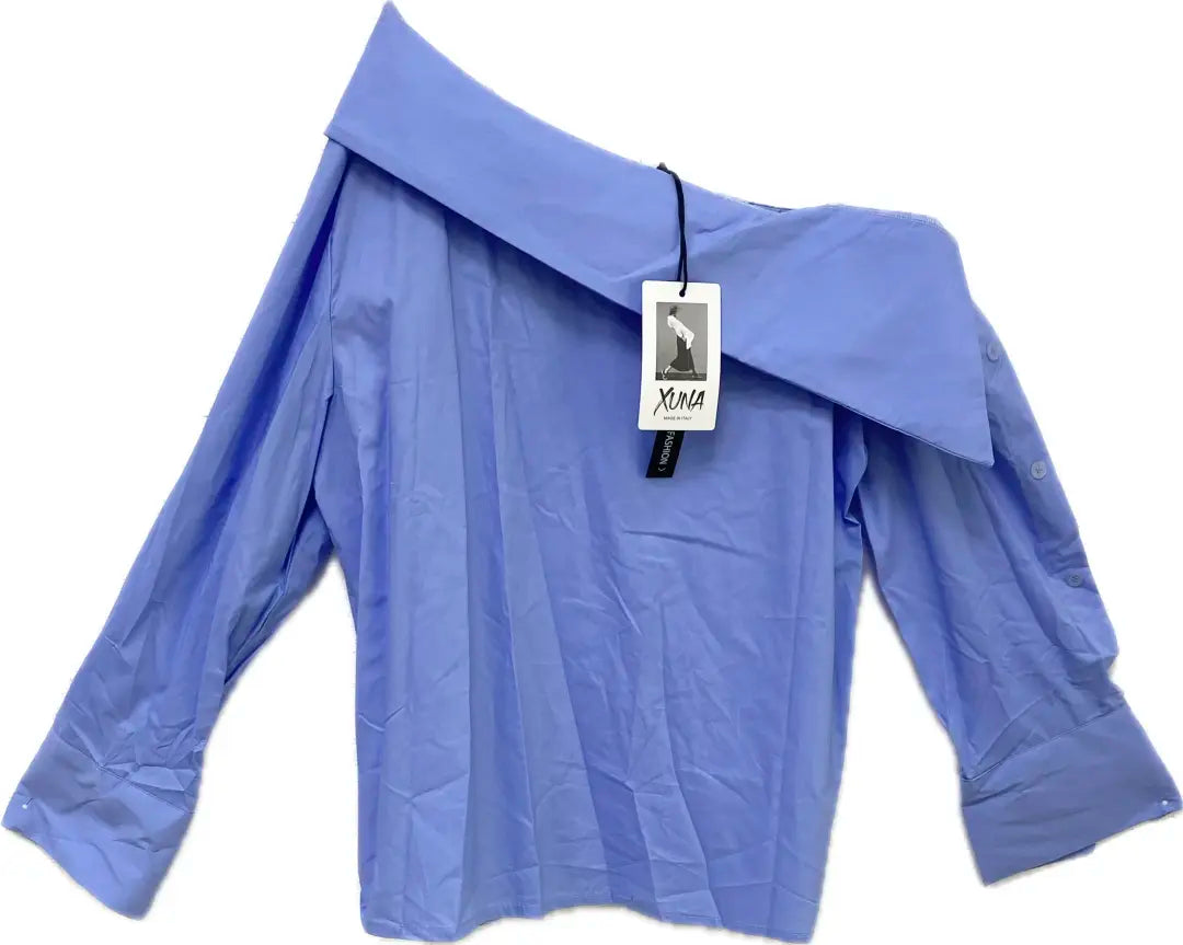 Bluse asymetrische Schulter / Schulterfrei