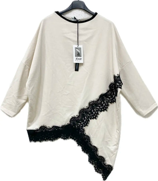 Pullover Spitz Asymetrisch