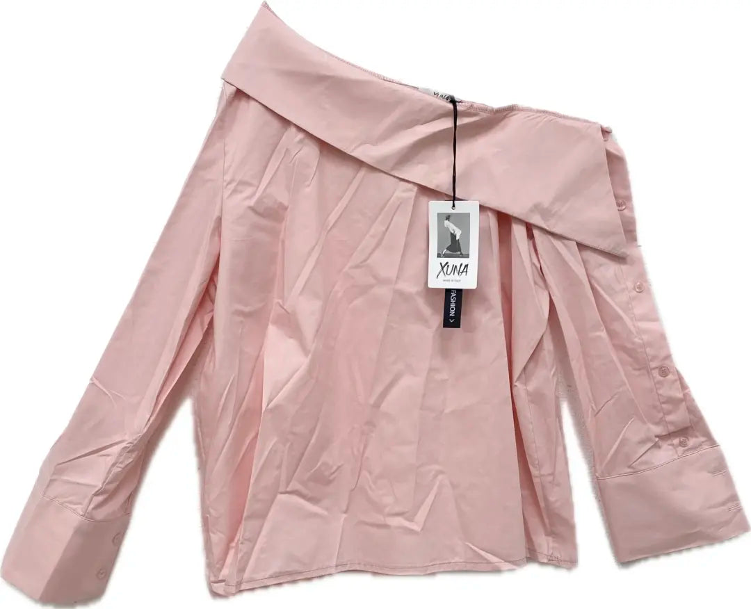 Bluse asymetrische Schulter / Schulterfrei