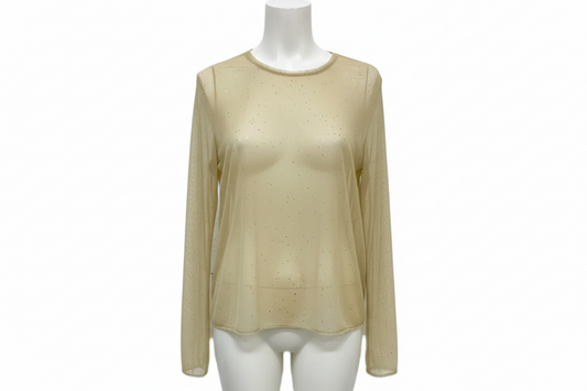 Chiffon Oberteil Glitzer