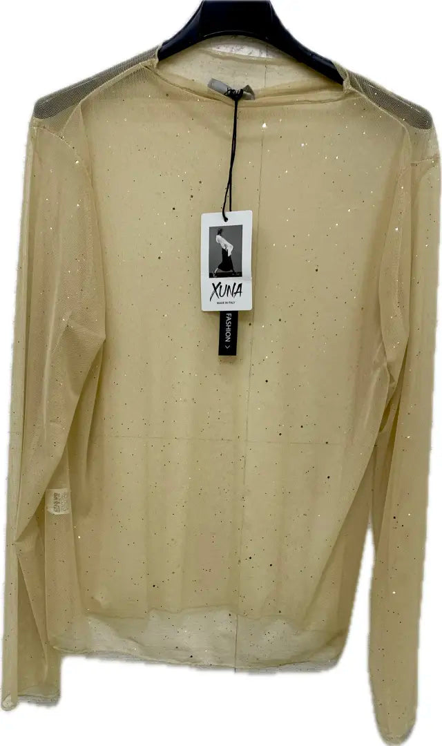 Chiffon Oberteil Glitzer