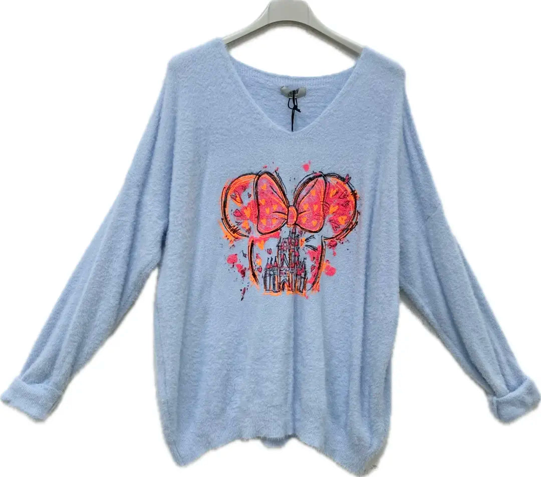 Pullover mit Minnie Maus Schloss