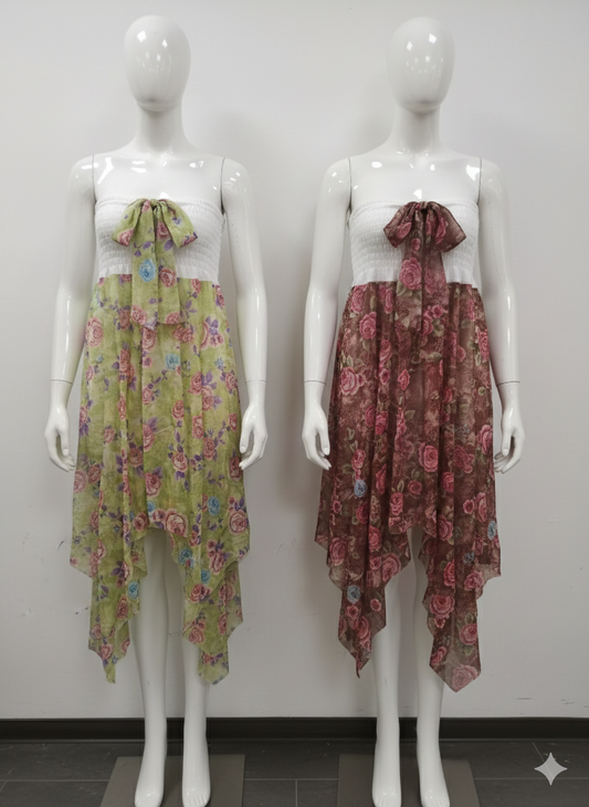 Strandkleid mit Schleife